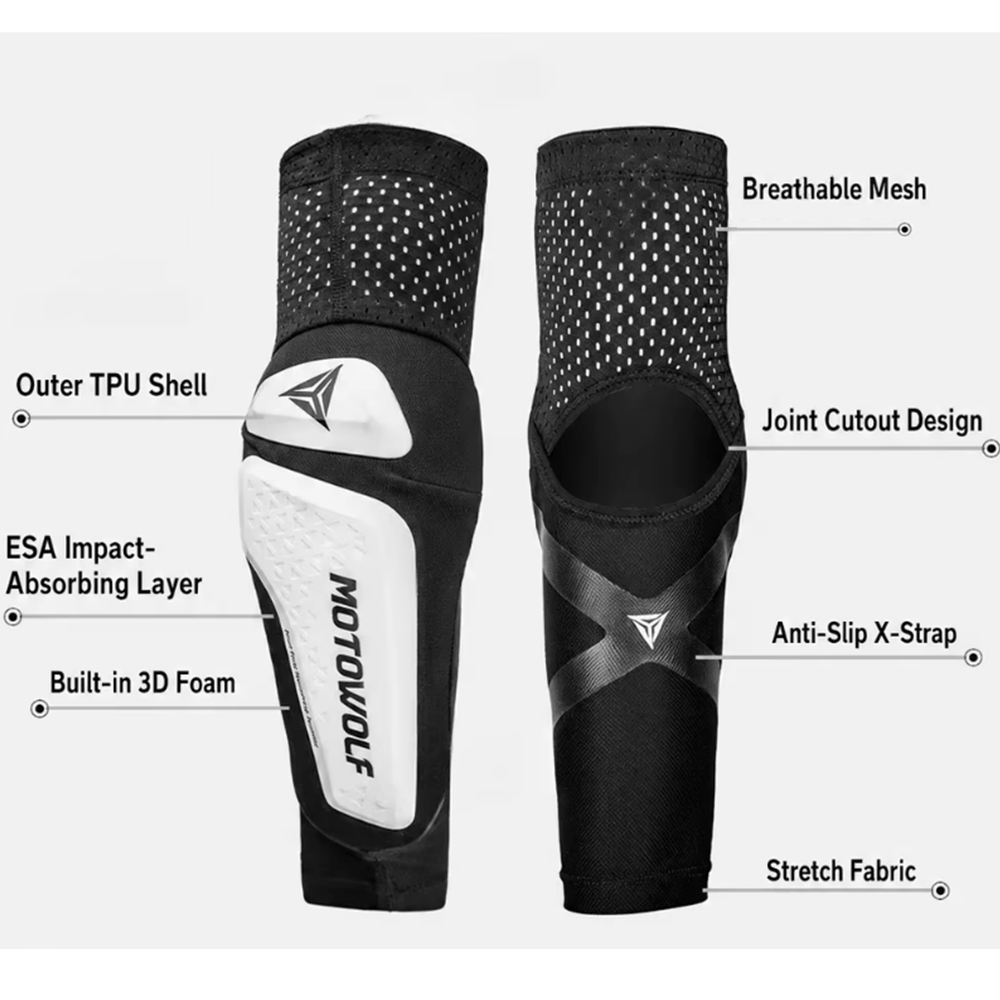 Protezioni per Gomiti da Moto  - Mountain Biking Elbow Pads recensione e prezzo
